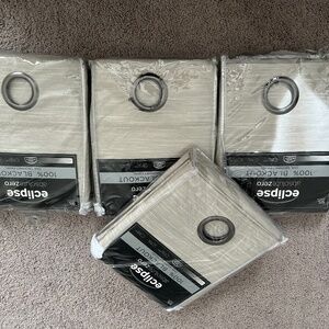 Set of blackout curtains